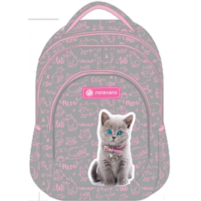 Plecak Astrabag Pinky Kitty super jakość, AB330